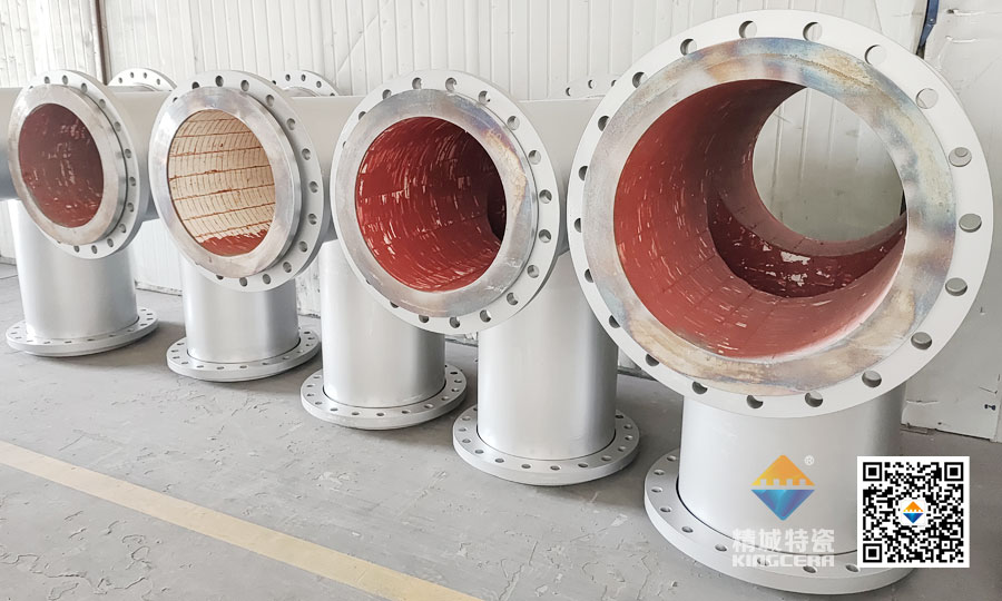 湖南pg电子模拟器耐磨陶瓷内衬三通管道