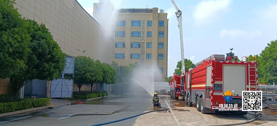 pg电子模拟器起劲配合消防联合演练，，，，共筑清静生产防地